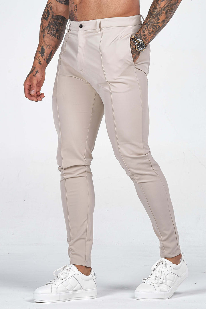 Men's Slim Fit Long Trousers: Stylish & Comfortable