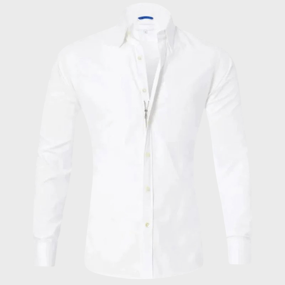 Men's Wrinkle-Free Dress Shirt: Everyday Comfort & Style