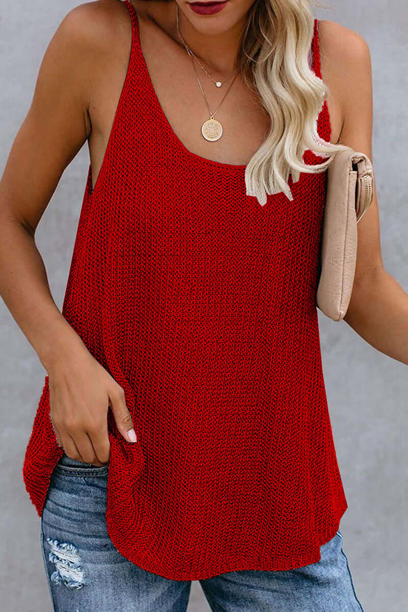 Women's Summer Knitted Sleeveless Top