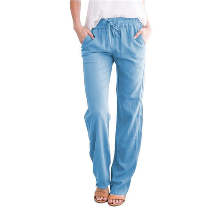 Women's Wide-Leg Drawstring Pants