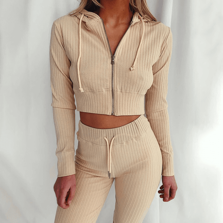 Women's Stylish Hoodie Tracksuit Set