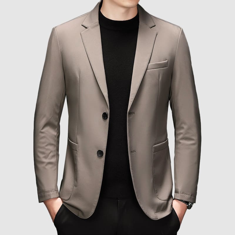Men's Casual Down Winter Blazer: Warmth and Style