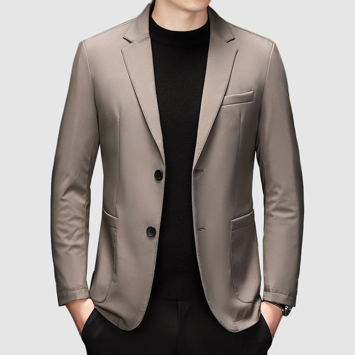 Men's Casual Down Winter Blazer: Warmth and Style