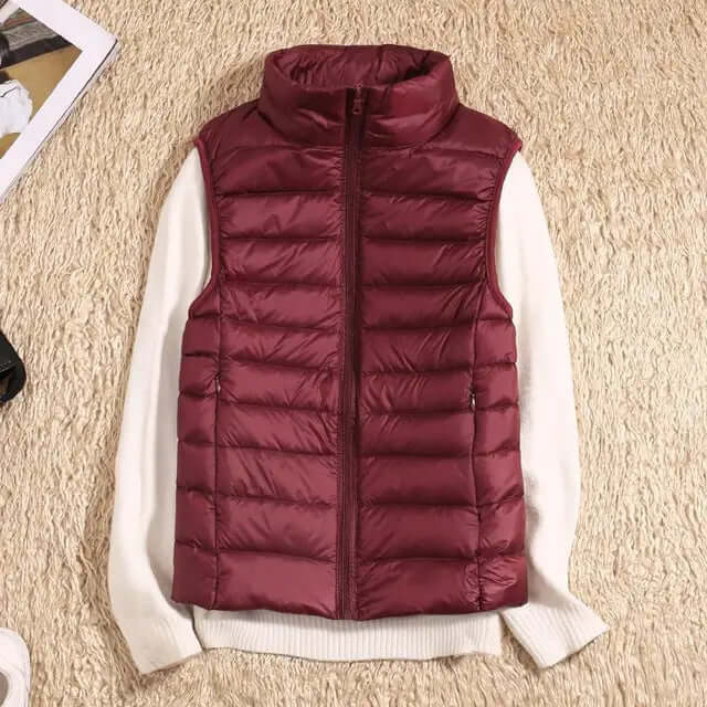 Women's Lightweight Down Sleeveless Puffer Vest