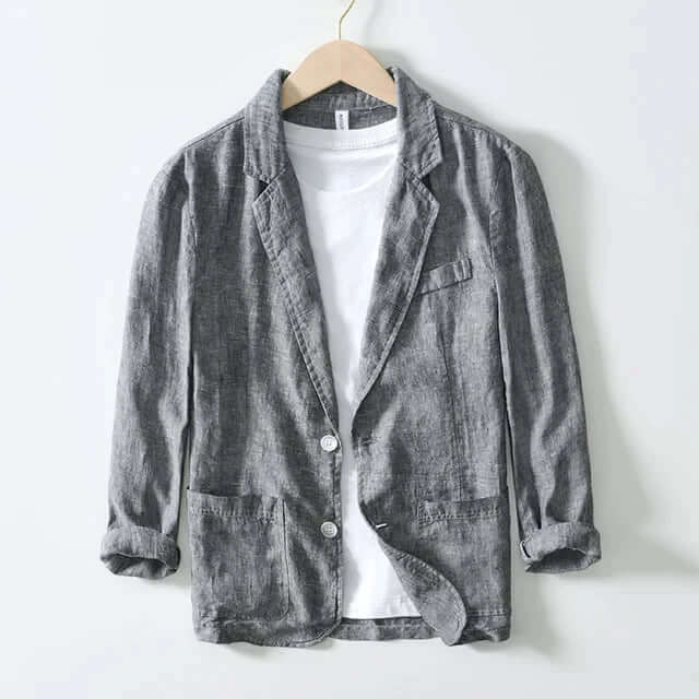 Men's Casual Two-Button Blazer Jacket