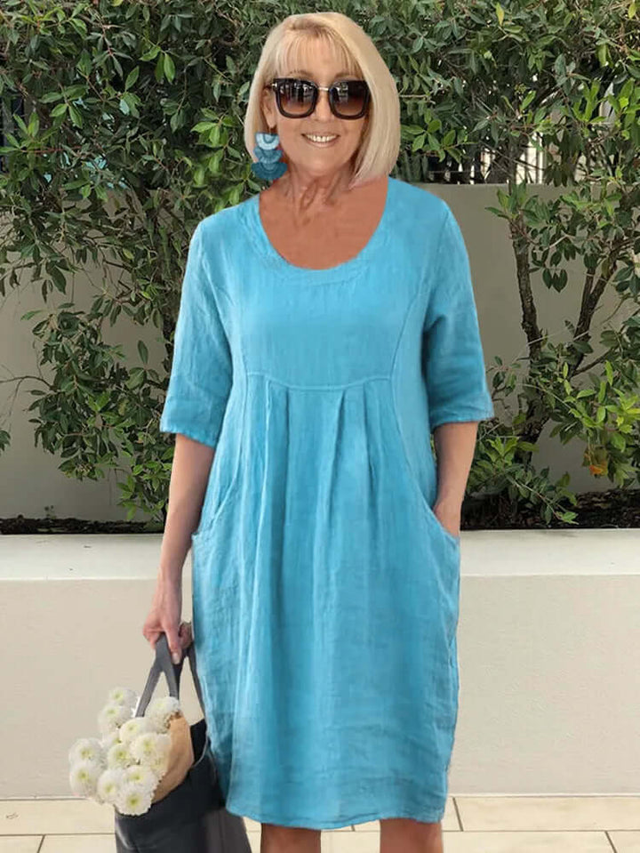 Women's Long Sleeve Summer Dress: Modern & Comfortable