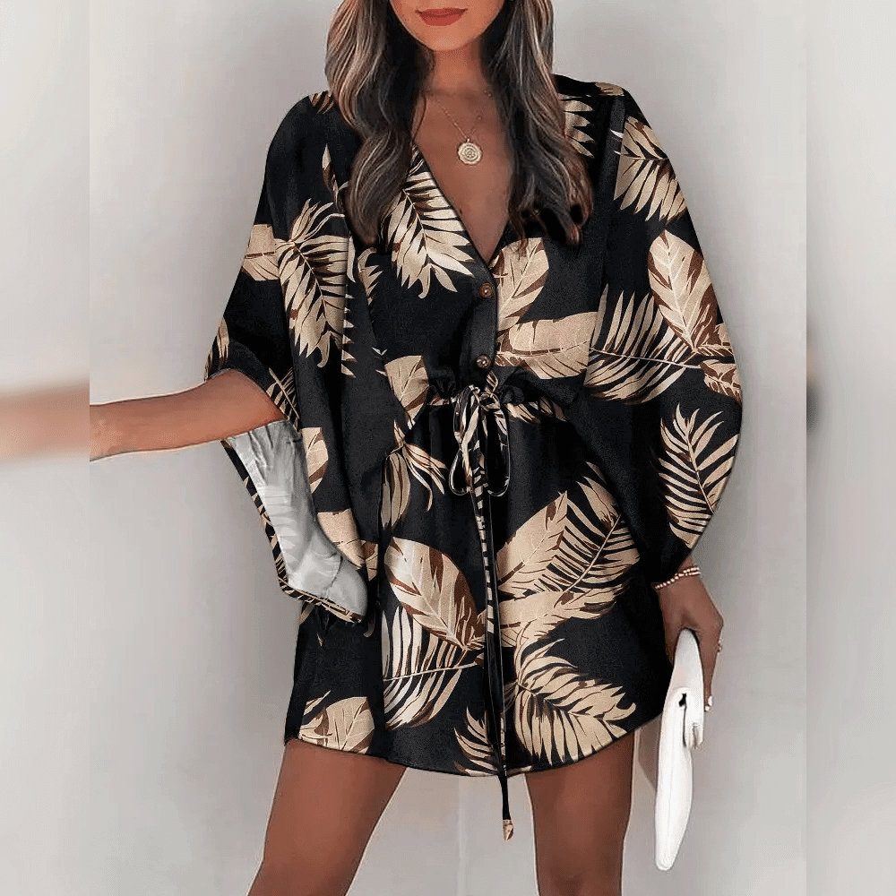 Elegant Summer Dress: Sustainable & Breathable Women's Dress