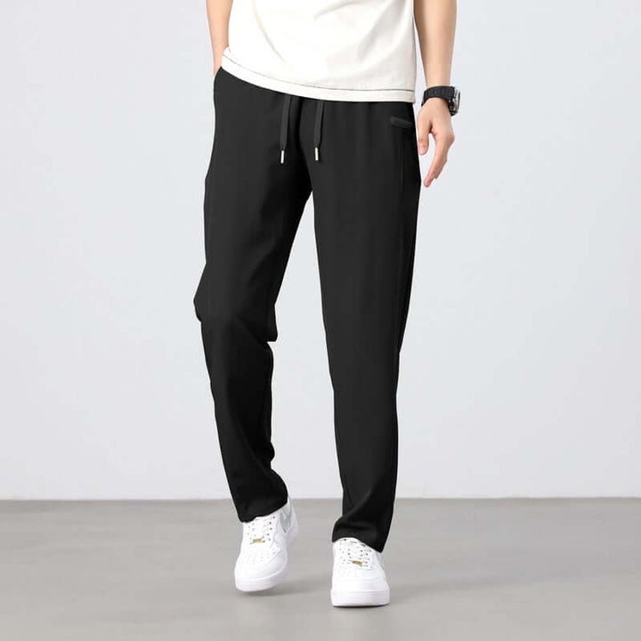 Men's Slim Fit Cotton Joggers - Elastic Waist & Cuffs