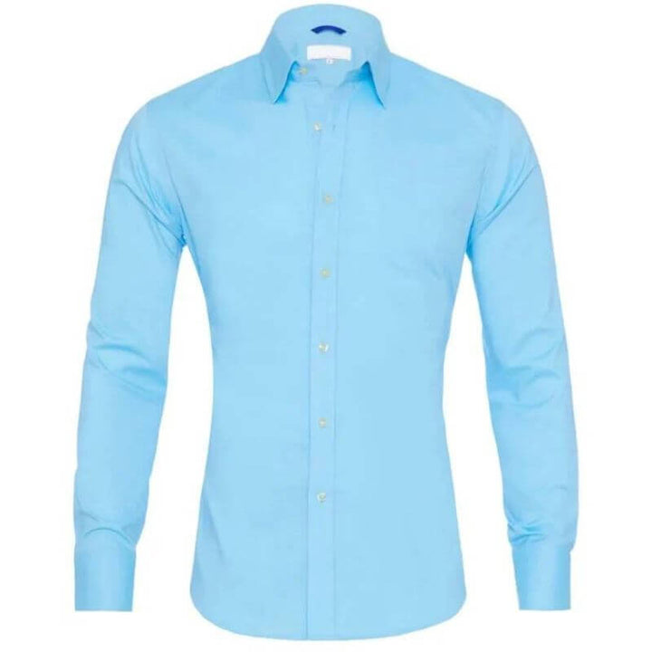 Men's Slim Fit Long Sleeve Dress Shirt