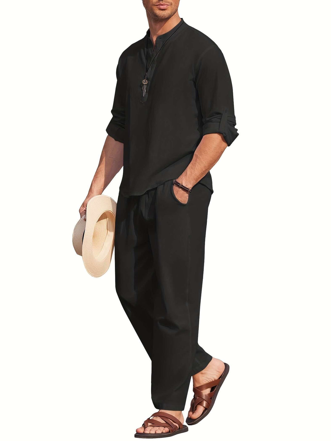 Men's Linen Summer Set: Breathable & Sustainable Outfit