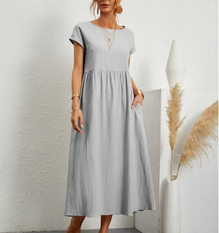 Women's Casual Sleeveless Midi Summer Dress
