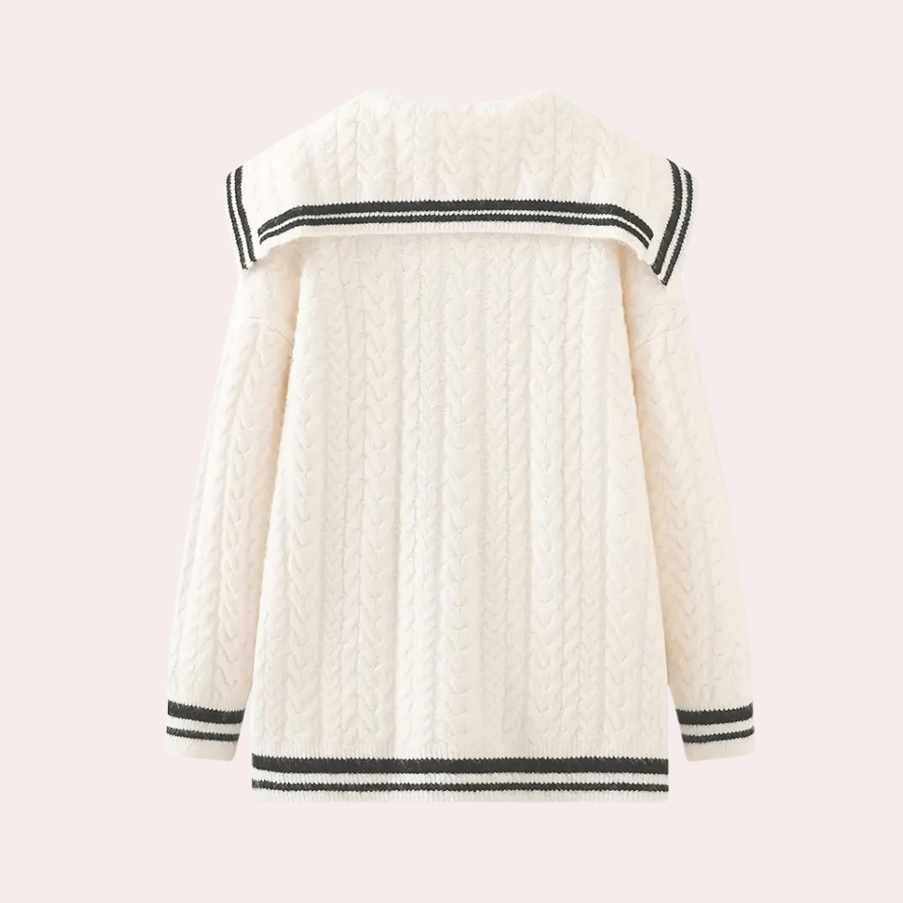 Women's Relaxed Fit Knitted Sweater - Soft & Comfortable