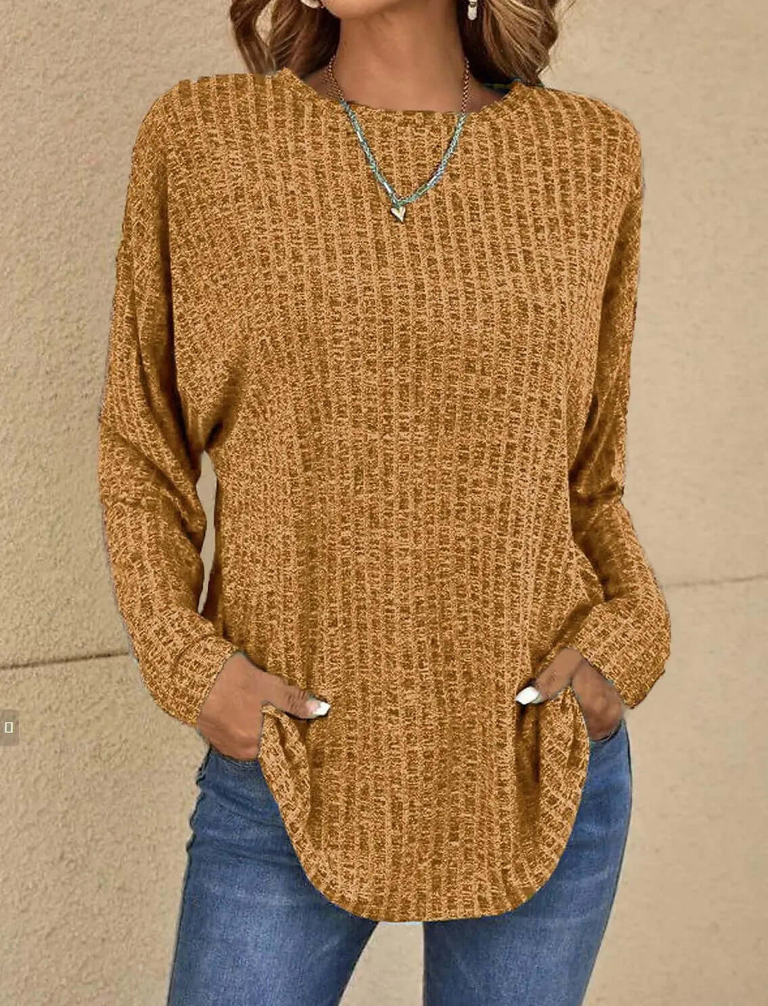 Women's Casual Knitted Stretchy Top