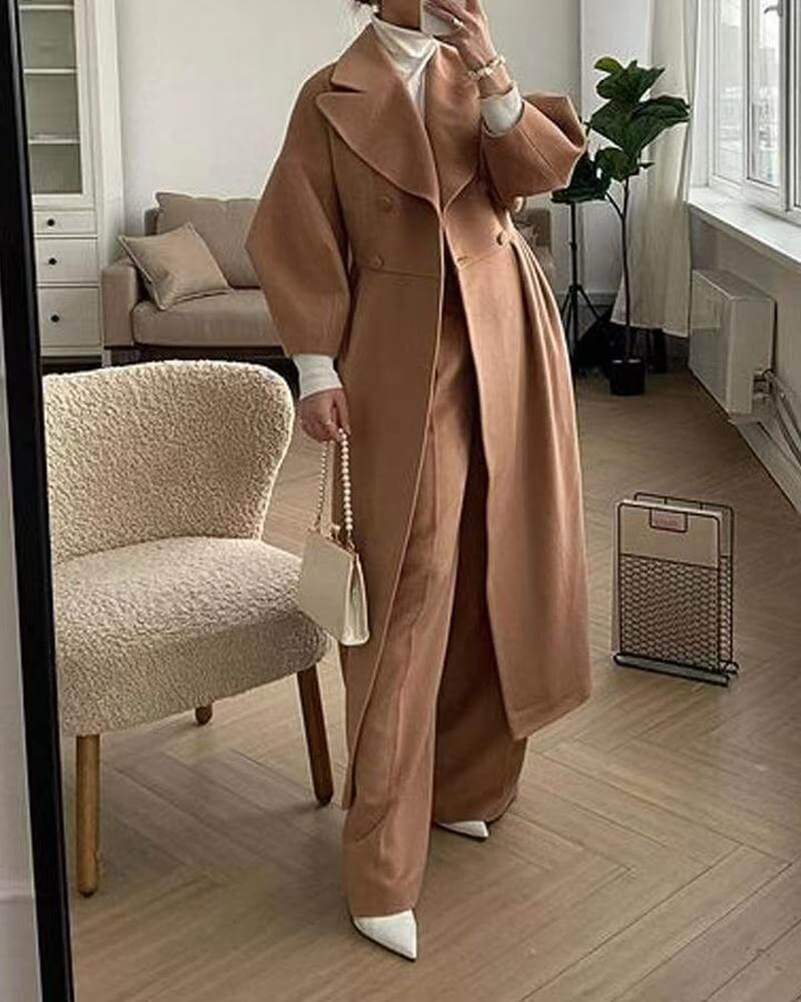 Women's Long Lantern Sleeve Coat