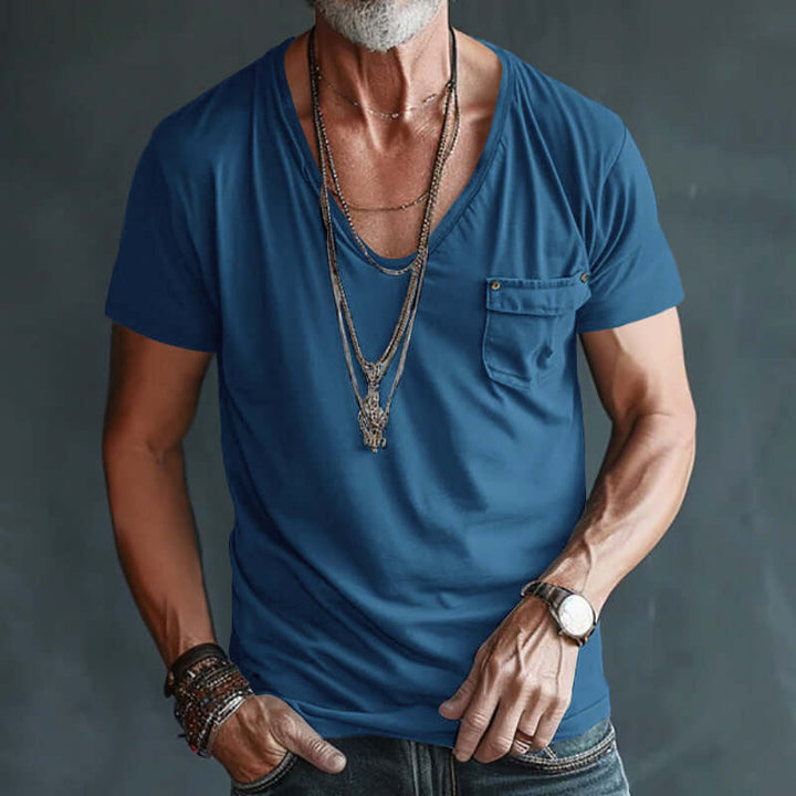 Men's Retro T-Shirt: Relaxed Fit, Vintage Style