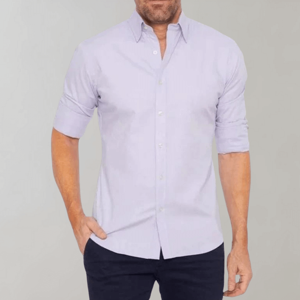 Men's Wrinkle-Free Dress Shirt: Everyday Comfort & Style