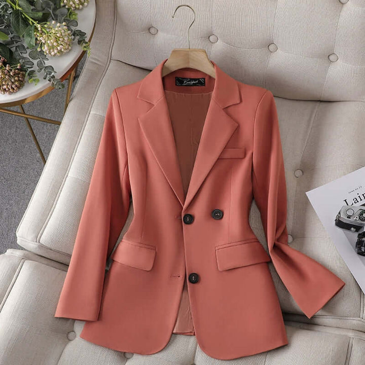 Women's Professional Slim Fit Blazer with Back Split