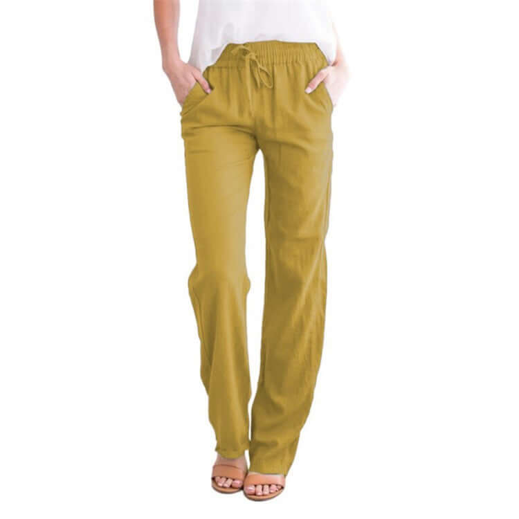 Women's Wide-Leg Drawstring Pants