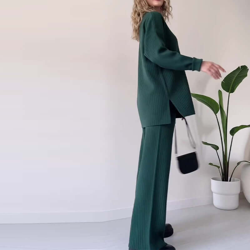 Women's Relaxed Knit Two-Piece Set