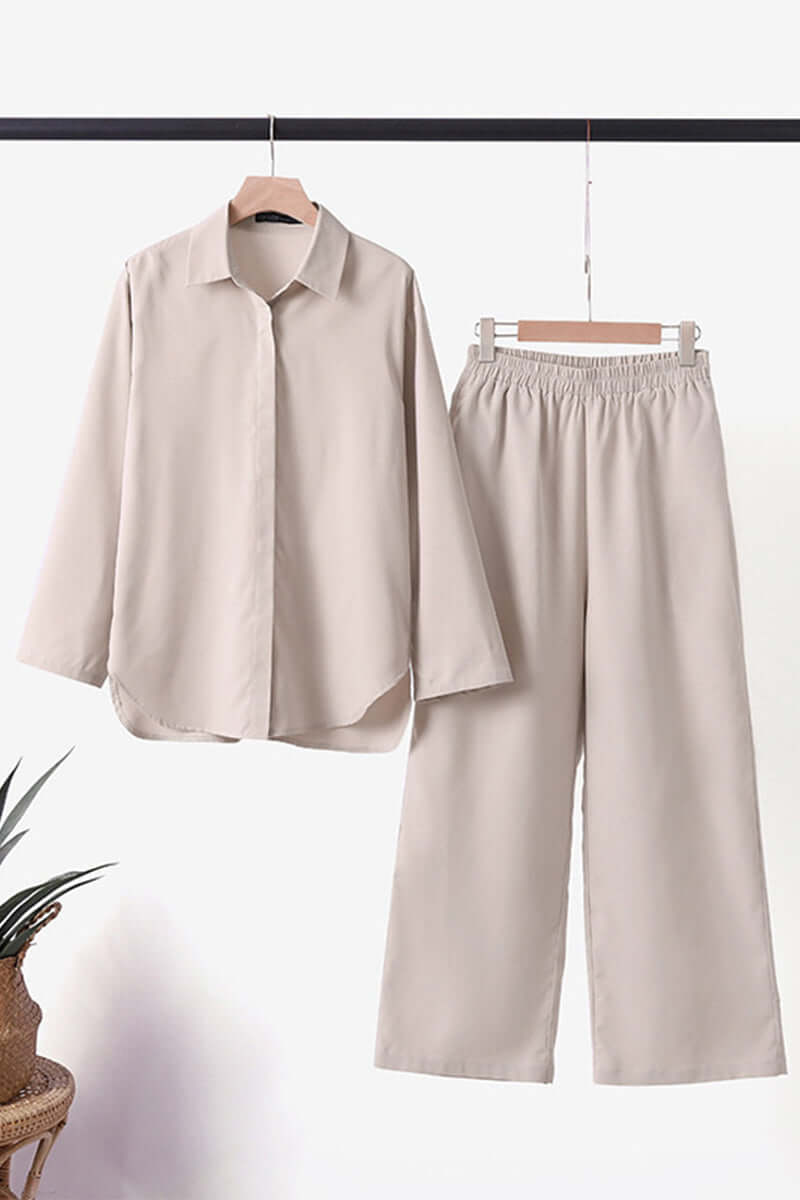 Women's Elegant Two-Piece Long-Sleeve Set