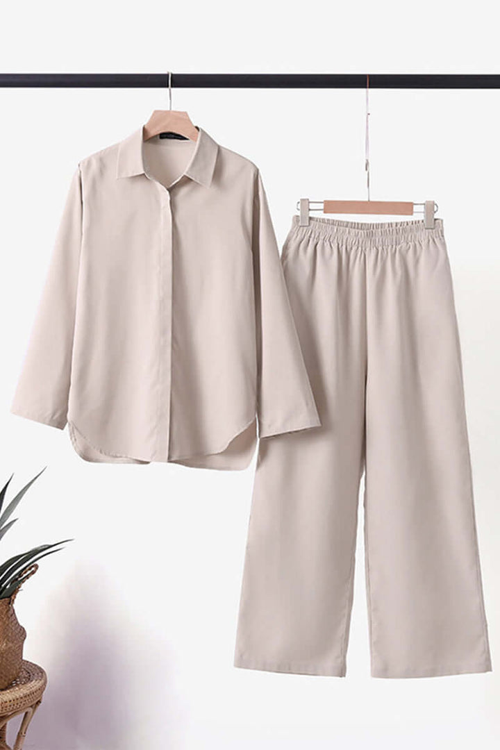 Women's Elegant Two-Piece Long-Sleeve Set