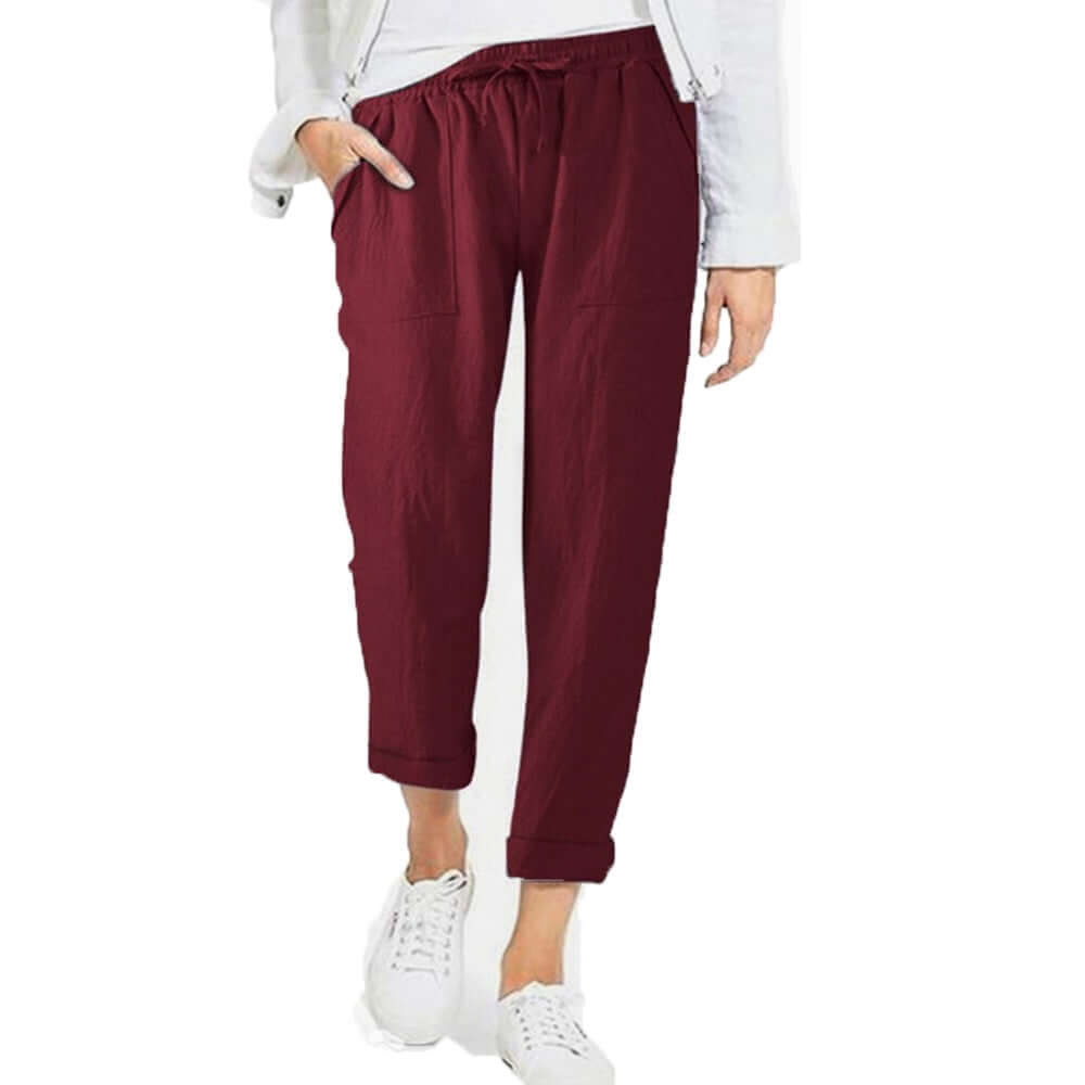 Women's Wide-Leg Drawstring Pants