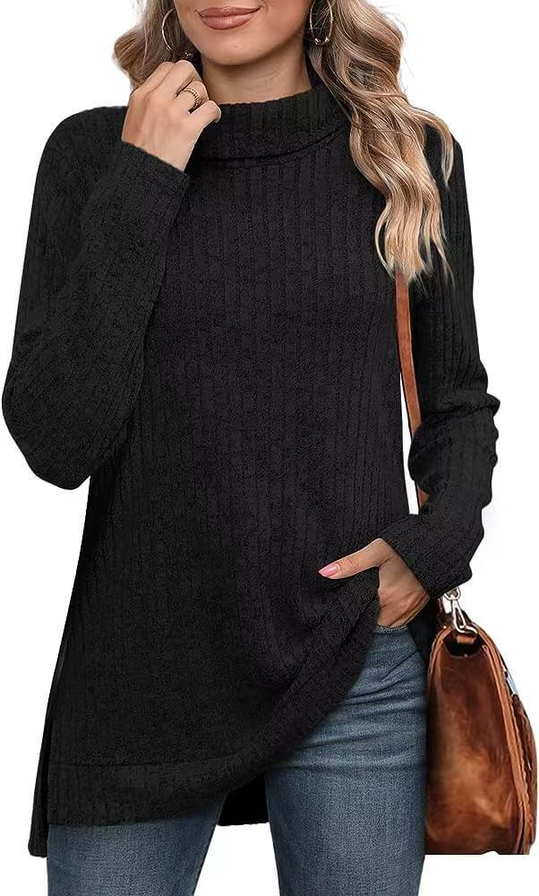 Women's Long Sleeve Relaxed Fit Sweatshirt Top