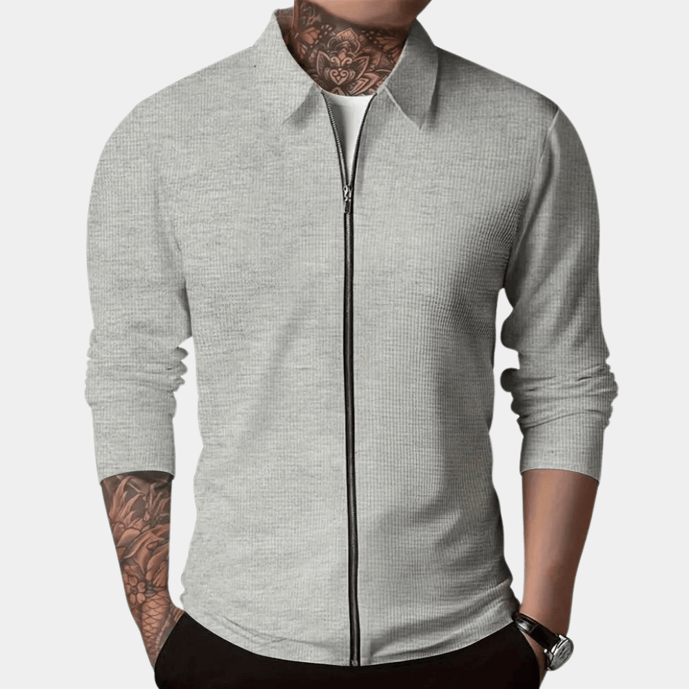 Men's Breathable Long-Sleeve Casual Shirt