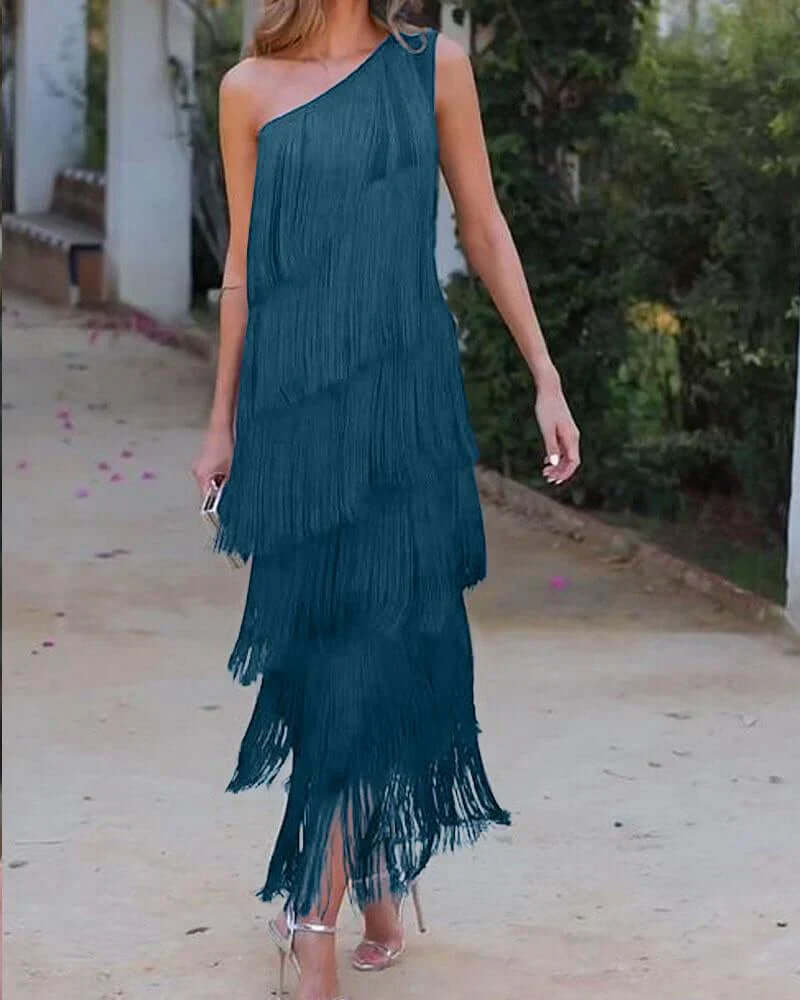 Women's Flowy Summer Dress: Long Sleeve, Lightweight
