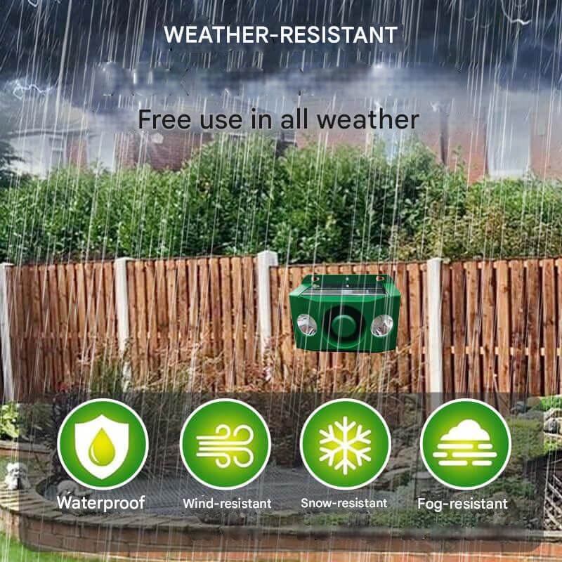 Solar-Powered Animal Repeller with High Volume