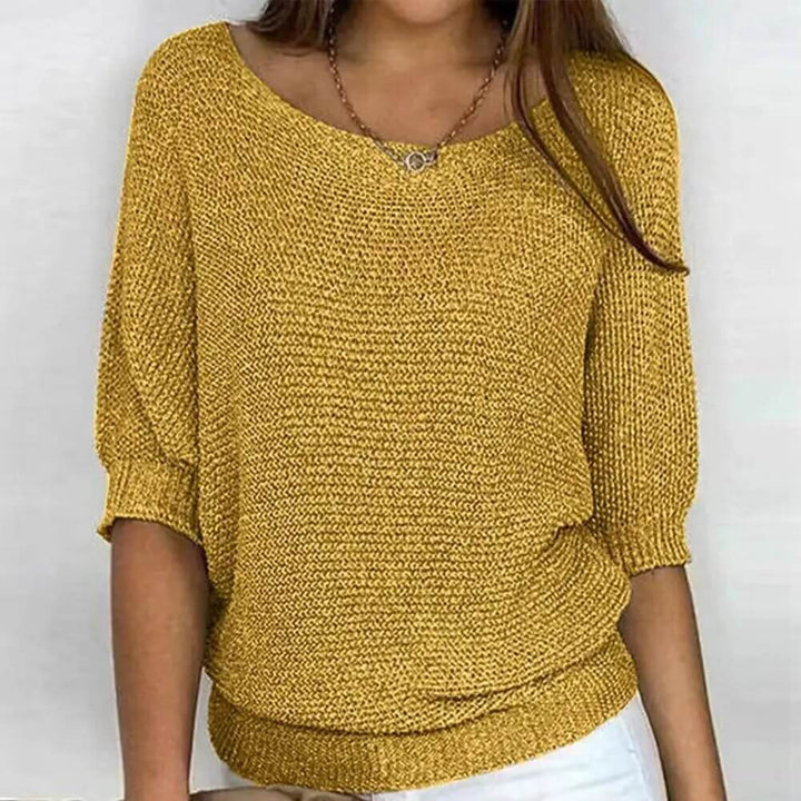 Women's Summer Knit Jumper: Relaxed Fit, Breathable