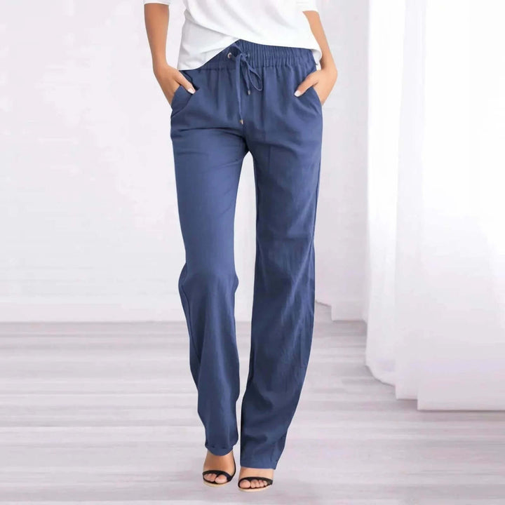 Women's Relaxed Straight Leg Casual Pants