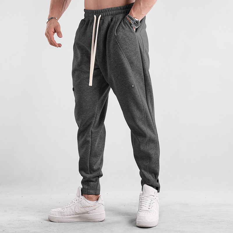 Men's Casual Tapered Joggers with Cuffed Ankles
