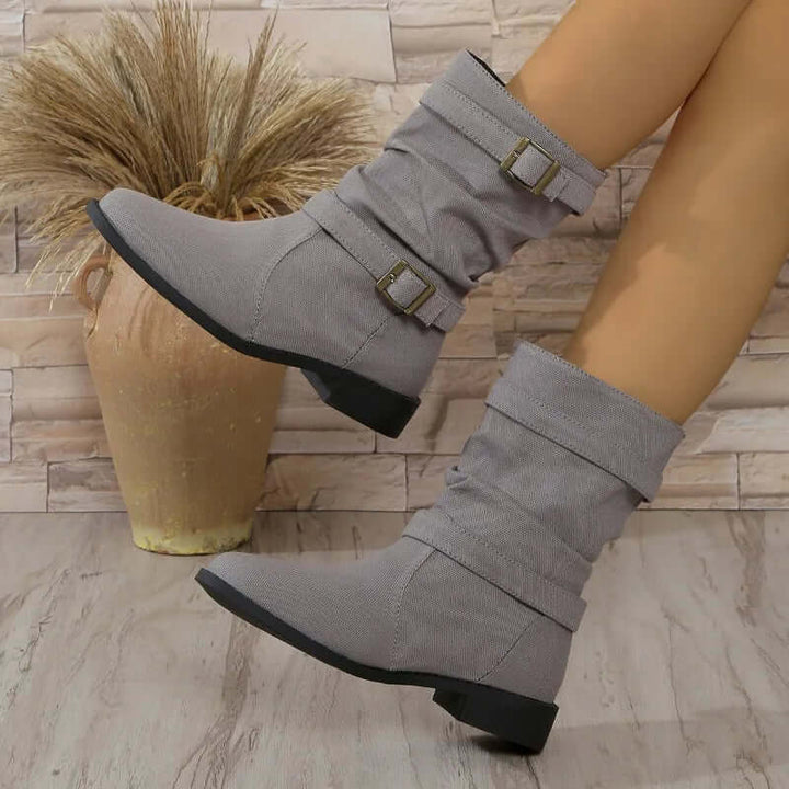 Women's Stylish Midi Ankle Boots