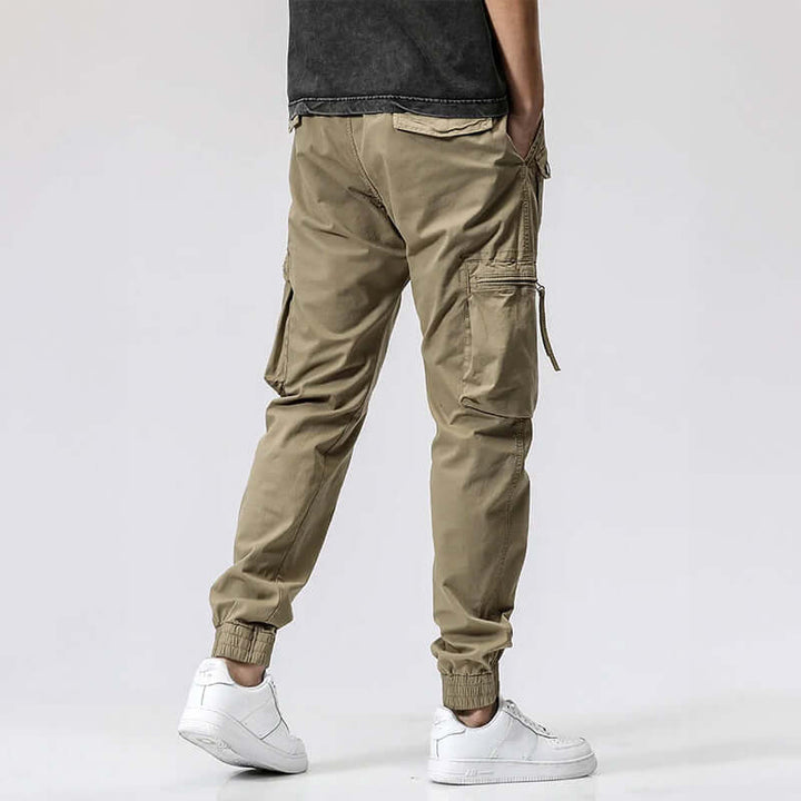 Men's Relaxed-Fit Multi-Pocket Casual Trousers
