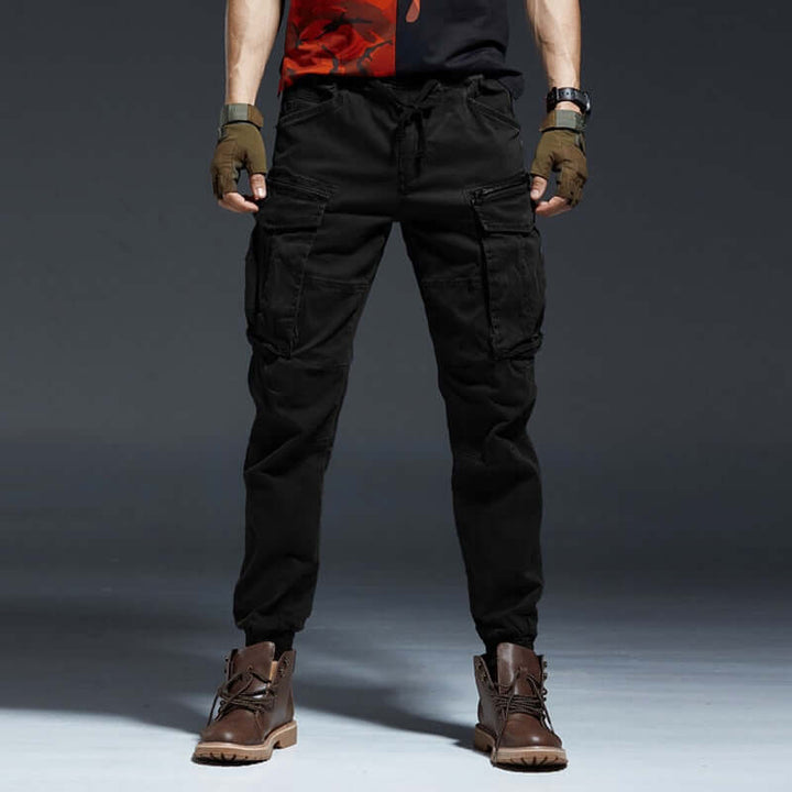 Men's Elastic Waist Cargo Pants: Comfortable & Stylish