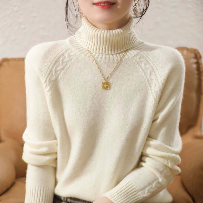 Women's Relaxed Fit Roll Neck Jumper