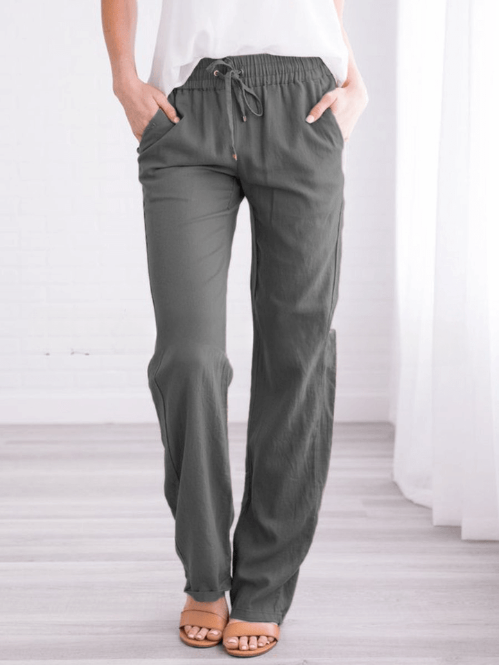 Women's Wide-Leg Drawstring Pants