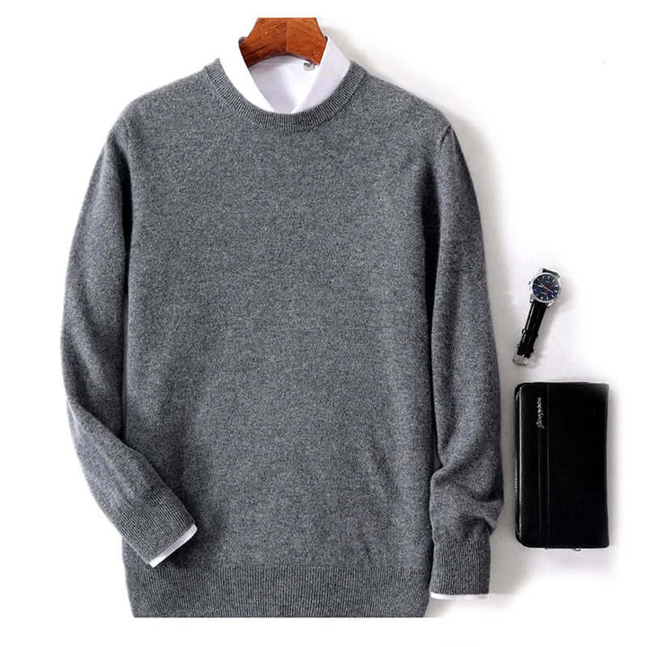 Men's Classic Crew Neck Knit Sweater