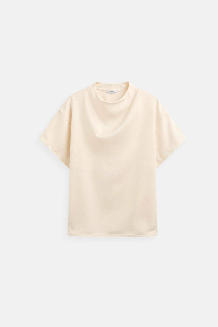 Women's Oversized Cut-Out T-Shirt: Casual Loose Fit Top