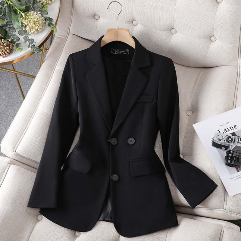 Women's Professional Slim Fit Blazer with Back Split