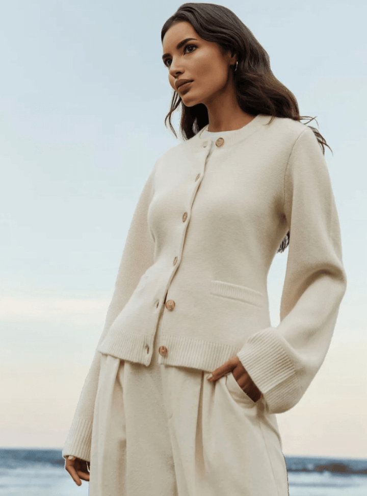 Women's Long Flare Sleeve Knit Sweater