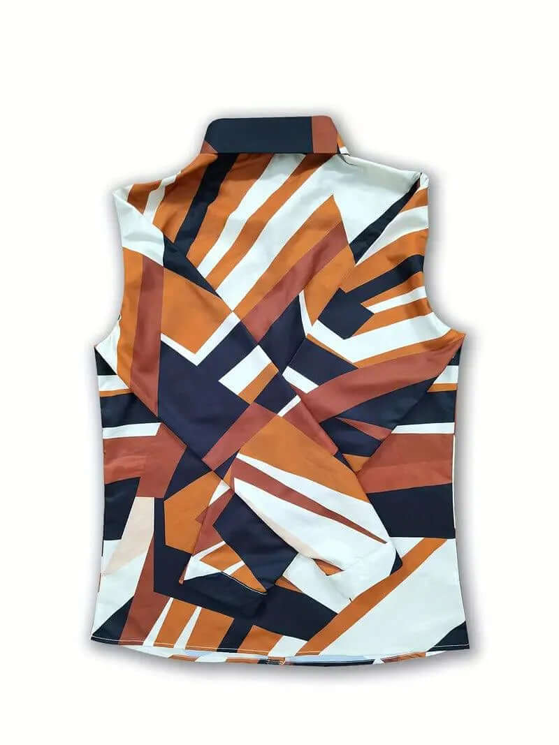 Women's Plaid Print Button-Up Shirt