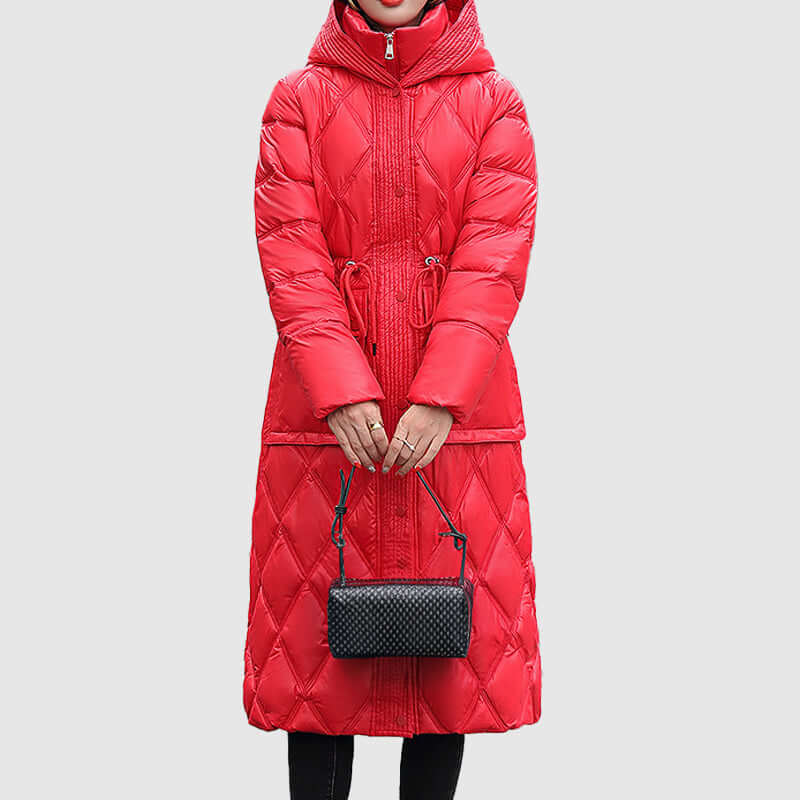 Women's Insulated Hooded Jacket: Warm & Stylish Winter Wear