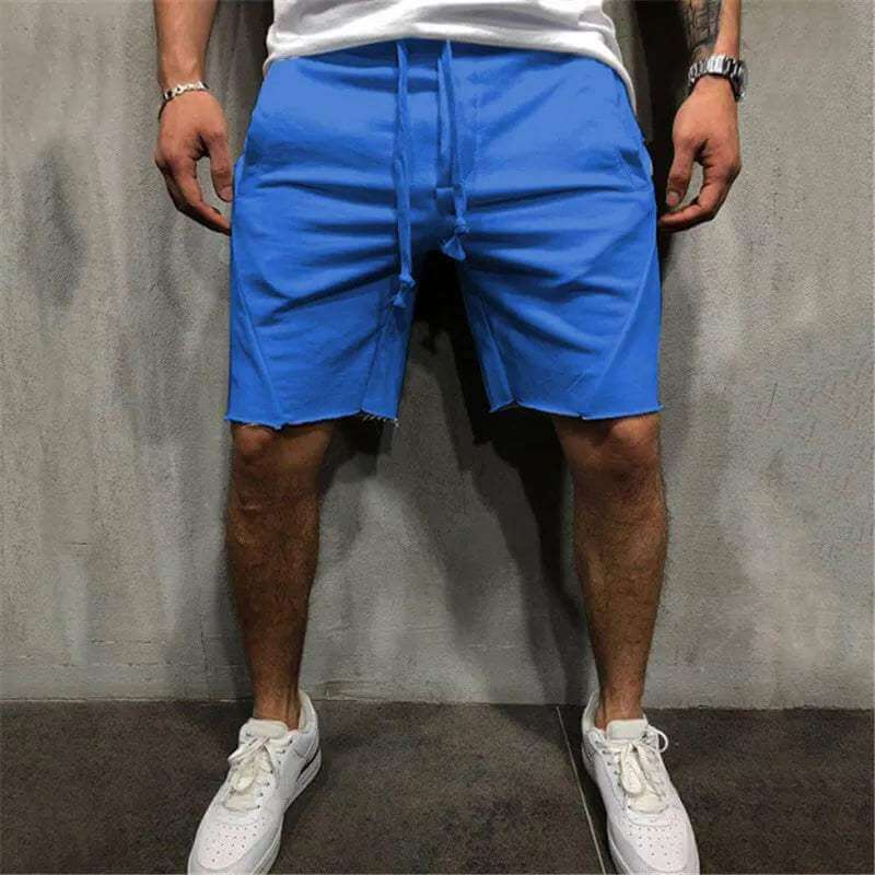Men's Relaxed Fit Cotton Shorts: Knee Length, Casual Style