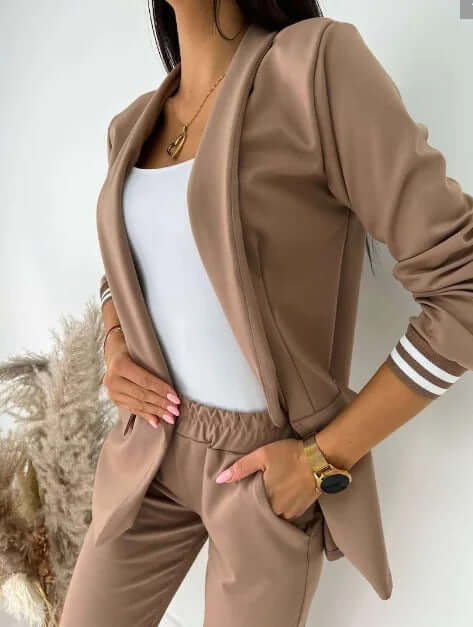Women's 2-Piece Knit Fall Set: Chic & Comfortable Outfit
