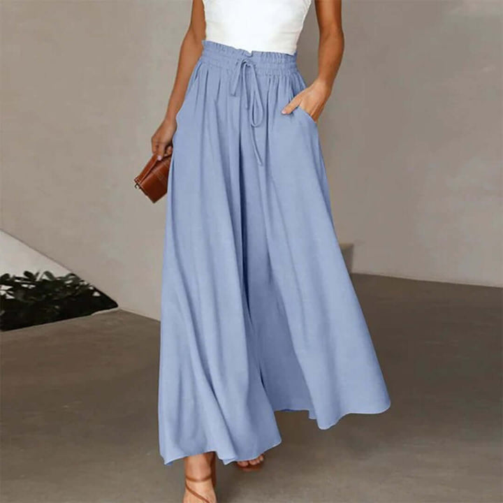 Women's Flowy Maxi Skirt with Pockets