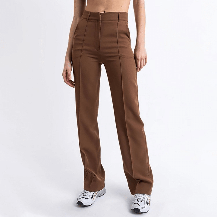 Women's Wide Leg Summer Trousers - Relaxed Fit