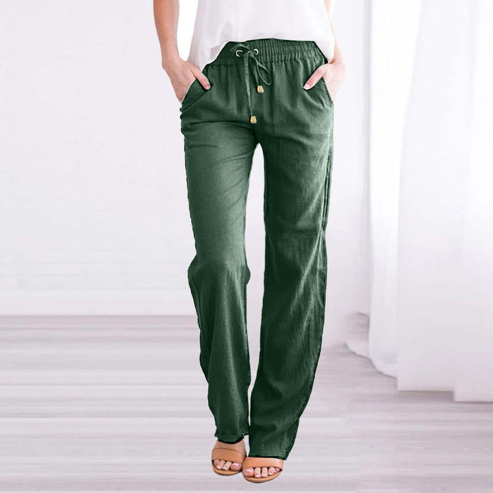 Women's Wide-Leg Drawstring Pants
