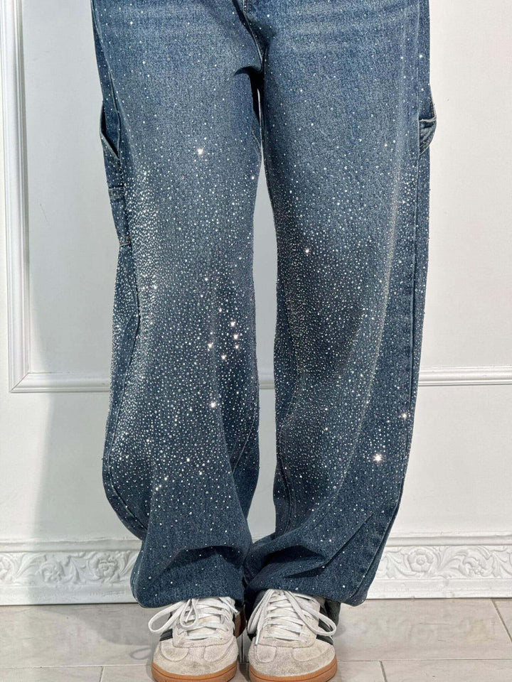 Women's Shiny Balloon Jeans
